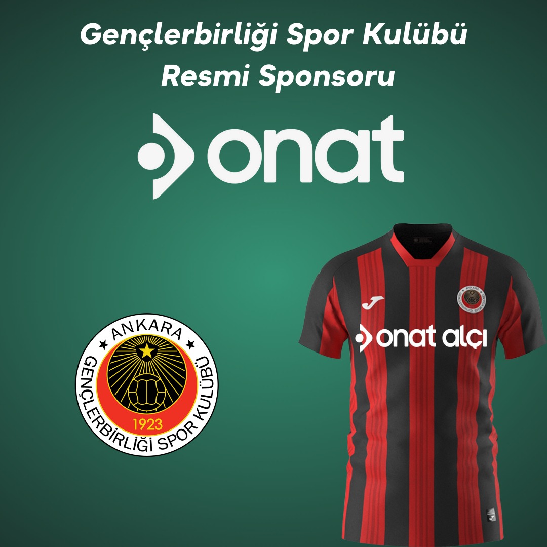 Onat,  Gençlerbirliği Spor Kulübü 2021 - 2022 Sezonu Resmi Sponsoru